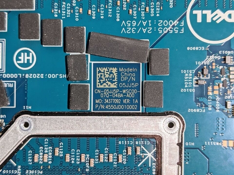 Main Laptop Dell XPS 17 9700 CPU I7-10750H