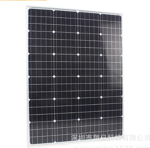Tấm pin mặt trời đơn tinh thể 100W công suất cao 12V