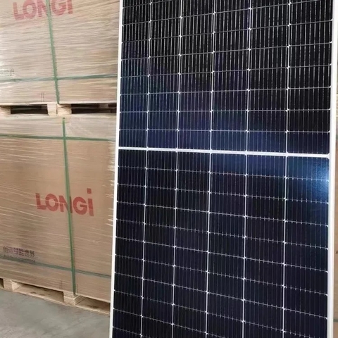 giá Tấm pin mặt trời Longi 620w630w635w hai mặt nguyên bản chất lượng A-level