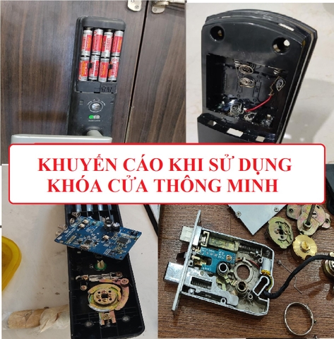 Khuyến Cáo Khi Dùng Khóa Cửa Vân Tay, Khóa Cửa Thông Minh