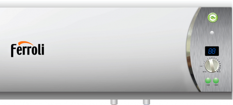 Bình nóng lạnh FERROLI VERDI AG+20L Chống Giật - Tráng Bạc Diệt Khuẩn, bảo hành vĩnh viễn sợi đốt, Tặng 01 đôi dây cấp 40cm . Công lắp 200.000 .