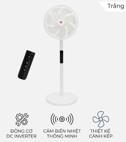 Quạt Đứng Lửng KDK, Có remote HN30V