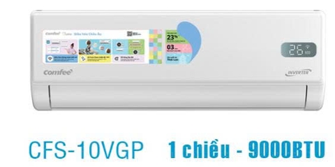 Điều hòa Comfee 9000BTU 1 chiều inverter CFS-10VGP