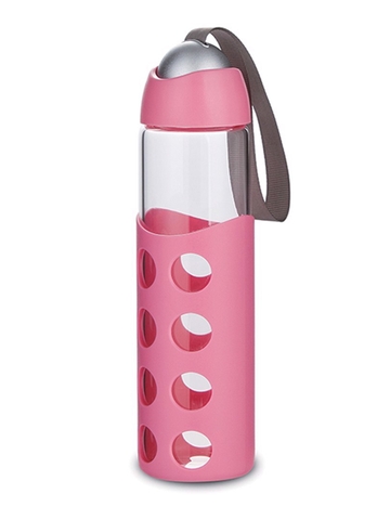 Bình Nước Du Lịch La Fonte 320ml Màu Hồng - 001065