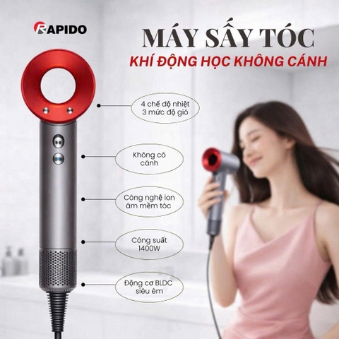 Máy sấy tóc Rapido RHD – 1400LM