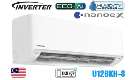Điều hòa Panasonic 12000BTU 1 chiều inverter U12BKH-8
