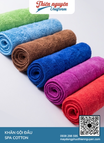 Dòng sản phẩm khăn gội đầu spa mềm mịn mang lại cảm giác dễ chịu, không gây ma sát hay tổn thương cho da đầu