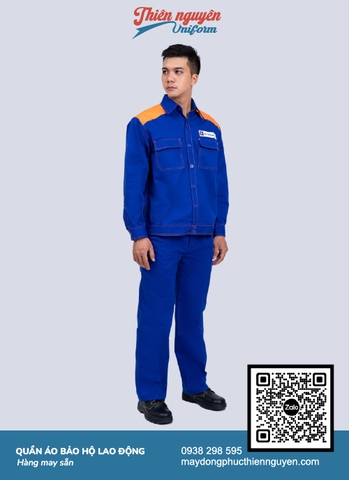 Mẫu quần áo đồng phục bảo hộ cho nhân viên làm việc tạo các trạm xăng dầu