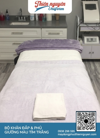 Dòng khăn trải giường spa không bị xù lông, an toàn tuyệt đối và nhẹ dịu với mọi làn da.