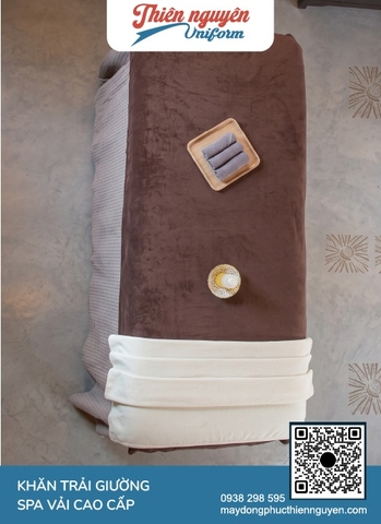 Combo khăn trải giường spa phong cách tối giản, sang trọng cho các resort, hotel, spa cao cấp
