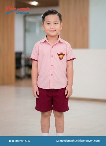 mẫu đồng phục học sinh mầm non Trường quốc tế Saigon Academy năng động, sáng tạo