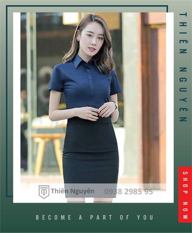 TOP3 Mẫu đồng phục chân váy công sở | Phú Hoàng Uniform