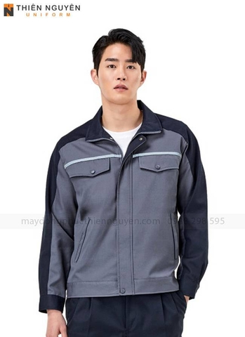 may đồng phục công nhân