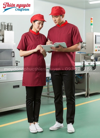 đồng phục công nhân thực phẩm