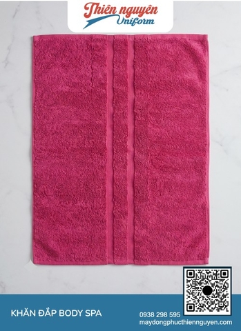 Khăn quấn body spa đa dạng tông màu mẫu khăn body spa từ các gam màu quyến rũ như tím, hồng
