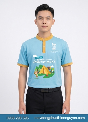 Bộ đồng phục học sinh tường Sedbergh Vietnam - BCIS, áo thun mang đậm tính thể thao hiện đại phối với quần và chân váy màu đen thanh lịch