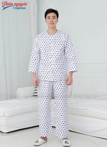 Mẫu đồng phục quần áo bệnh nhân tâm thần nam