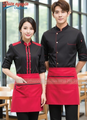 Tạp dề ngắn phục vụ nhà hàng