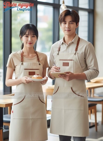 Tạp dề nhân viên phục vụ quán ăn