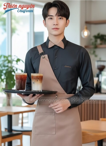 Tạp dề nhân viên phục vụ nam
