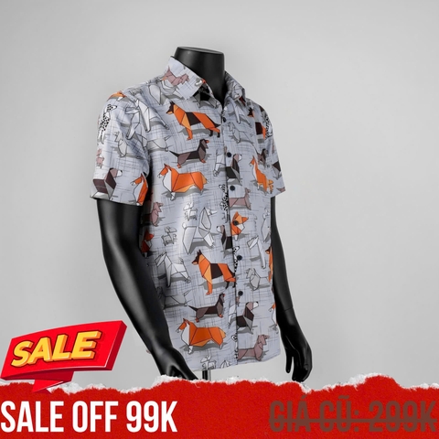 Sơ Mi Origami Fox AMANLAB