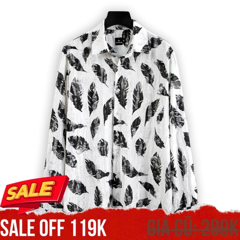 Sơ Mi Wash Long Feathers AMANLAB