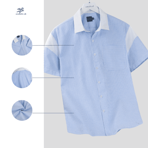 Sơ Mi Sọc Falcon AMANLAB
