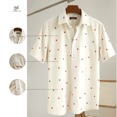Sơ Mi Linen Heart AMANLAB
