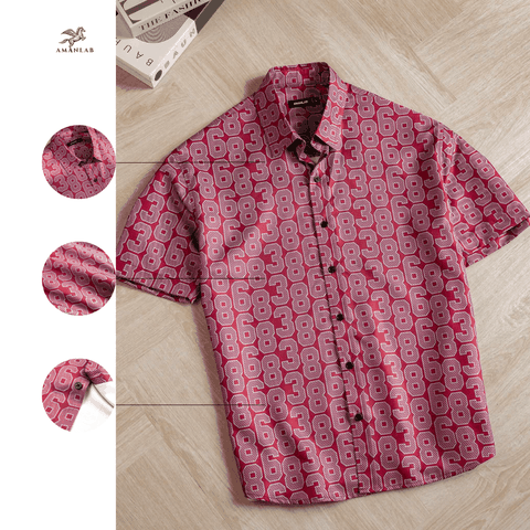 Sơ Mi Họa Tiết Gen8386 AMANLAB
