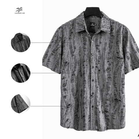 Sơ Mi Wash Tassel AMANLAB