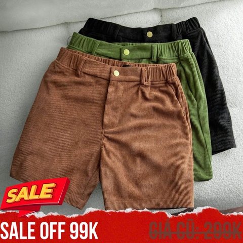 Quần Short Kaki Velvet  AMANLAB