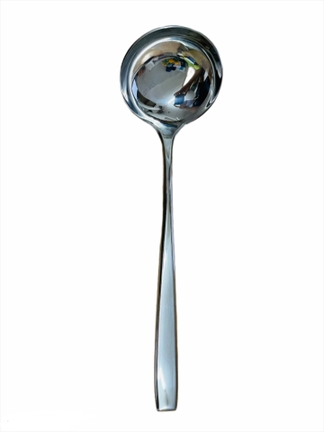 Vá Canh Inox Cao Cấp #304 Cán Vuông Miệng Tròn [ Kích Thước: 7.7cm x 29cm ]