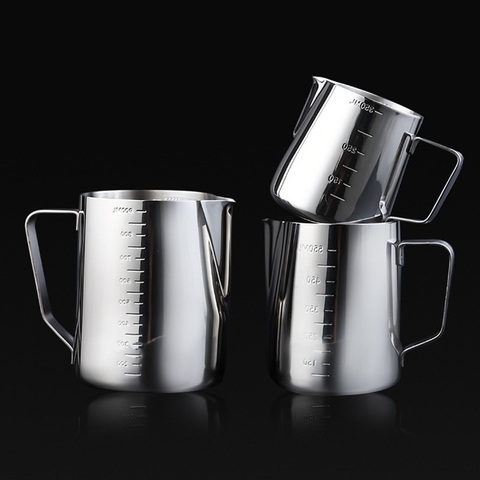 Ca Đánh Sữa Inox #201 [ Có Vạch Chia ]