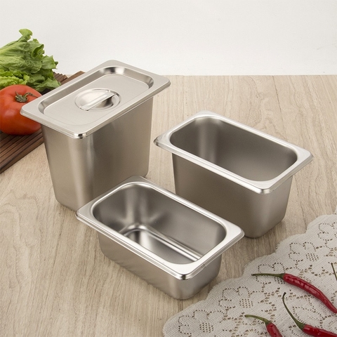 Khay Inox GN 1/9 _ Khay Buffet  Đa Năng [ Hàng Loại 1 ]