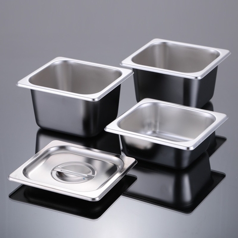 Khay Inox GN 1/6 _ Khay Buffet  Đa Năng [ Hàng Loại 1 ]