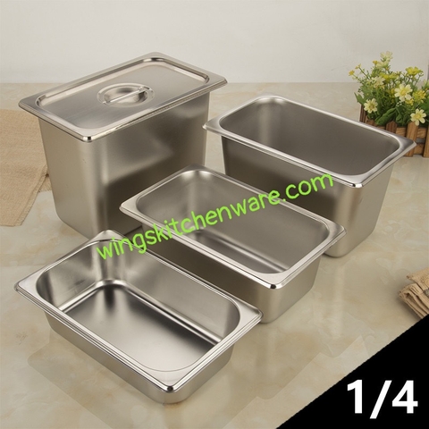 Khay Inox GN 1/4  _ Khay Buffet Đa Năng [ Hàng Loại 1 ]