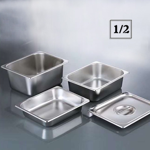 Khay Inox GN 1/2  _ Khay Buffet Đa Năng [ Hàng Loại 1 ]