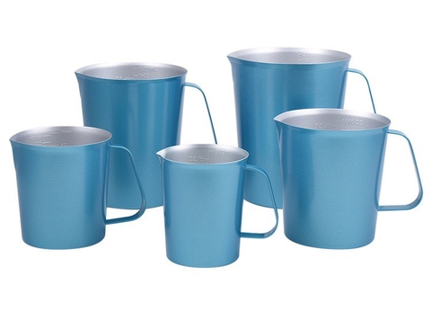 Ca Đánh Sữa Inox Cao Cấp #304 Có Vạch _ Màu Xanh Đại Dương [ Hàng Loại 1 ]