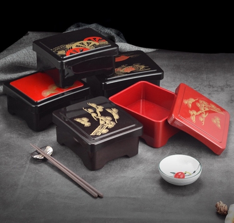 Hộp Cơm Lươn Nhật Bản [ Kích Thước: 16.7cm x 14.3cm x 7.8cm ]