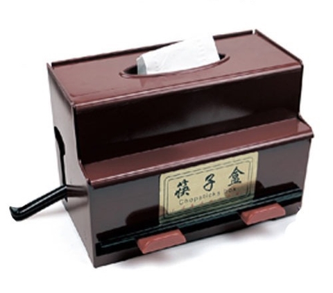 Hộp Nhựa ABS Cao Cấp 3 Trong 1 Đa Năng [ Đựng Muỗng _ Đũa _ Khăn ]