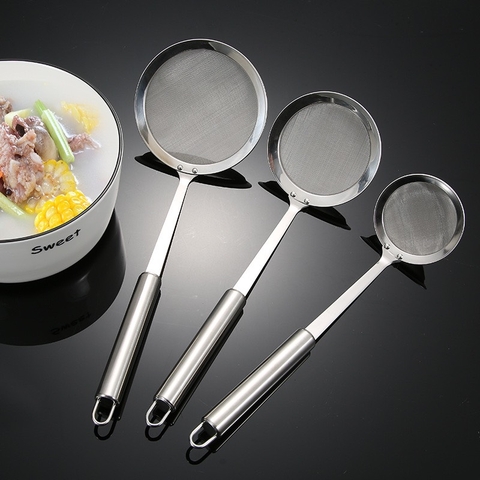 Dụng Cụ Hớt Bọt, Lọc Dầu Mỡ, Lọc Thức Ăn Đa Năng Cao Cấp Inox #304