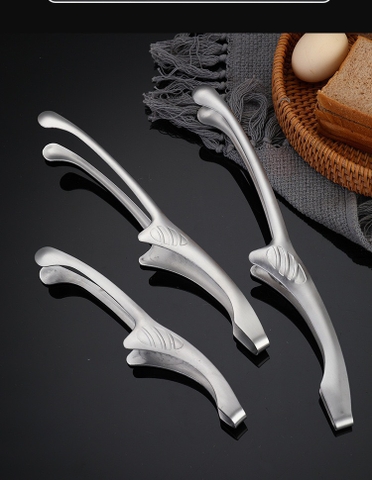 Kẹp Gắp Đồ Nướng Inox #304 Giọt Nước [ Inox Mờ ]