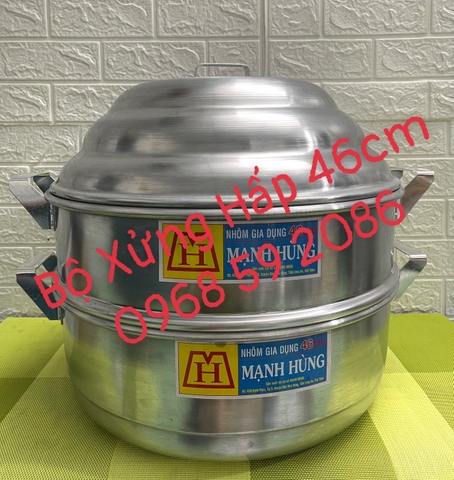 Xửng Nhôm Hấp Mạnh Hùng [ Kích Thước: 46cm ] -[ HÀNG VIỆT NAM ]