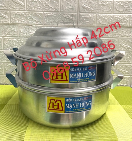 Xửng Nhôm Hấp Mạnh Hùng [ Kích Thước: 42cm ] -[ HÀNG VIỆT NAM ]