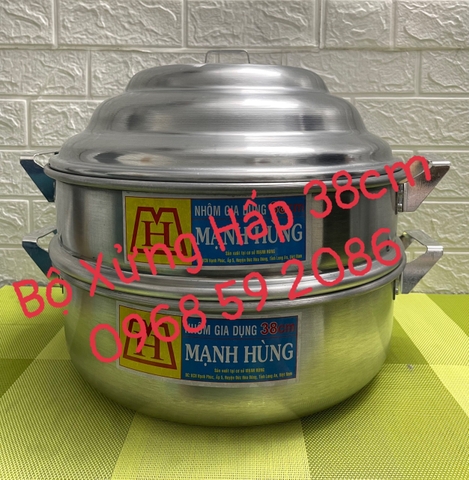 Xửng Nhôm Hấp Mạnh Hùng [ Kích Thước: 38cm ] -[ HÀNG VIỆT NAM ]