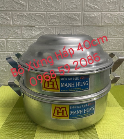 Xửng Nhôm Hấp Mạnh Hùng [ Kích Thước: 40cm ] -[ HÀNG VIỆT NAM ]