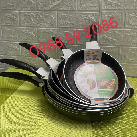 Chảo Không Dính Đáy Từ Vân Đá Cao Cấp