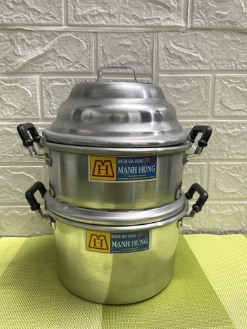 Chõ Hâp Xôi _ Đồ Hấp Xôi Nhôm Mạnh Hùng [ Kích Thước: 20cm ] _ HÀNG VIỆT NAM