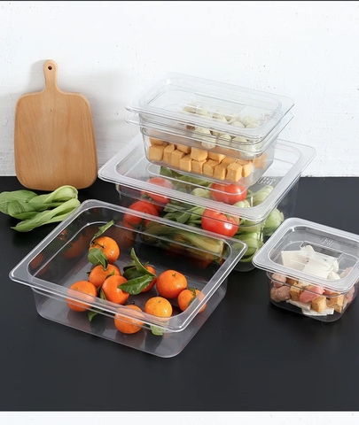 Khay Nhựa Đựng Buffet GN 1/2 - [ Kích Thước: 32.5cm x 26.5cm ]