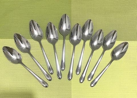 Muỗng Cafe Inox #304 Cán Kim Cương [ Kích Thước: 3cm x 14.2cm ]